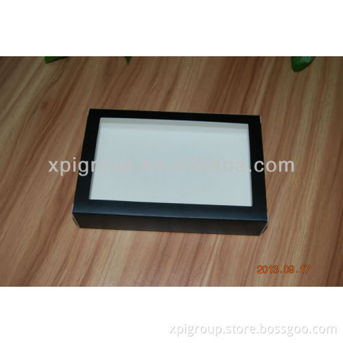 Black Card Box with PVC window